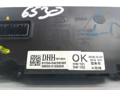 Second-hand car spare part climate control for kia optima optima (2015 -2020) oem iam references 97250d4ch0wk  