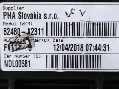 Second-hand car spare part passenger side right window regulator for kia ceed concept oem iam references 82480a2311  