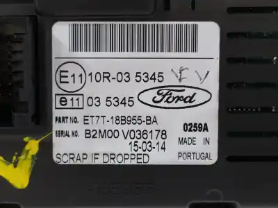 Автозапчасти б/у многофункциональный дисплей за ford fiesta (ccn) trend ссылки oem iam et7t18b955ba  