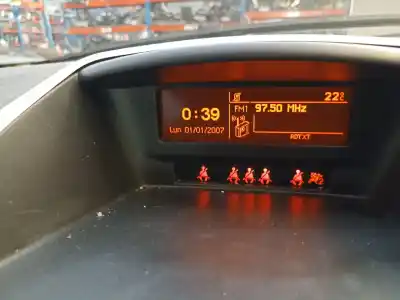 Second-hand car spare part multifunction display for peugeot 207 207 + oem iam references   