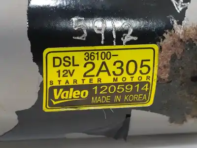 Peça sobressalente para automóvel em segunda mão motor de arranque por kia cee´d concept referências oem iam 361002a305  1205914