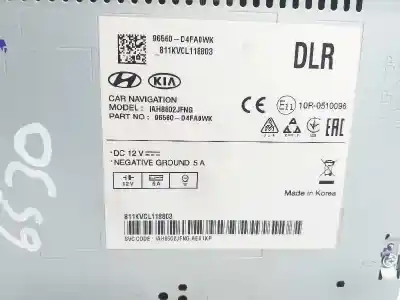 Second-hand car spare part gps navigation system for kia optima optima (2015 -2020) oem iam references 96560d4fa0wk  