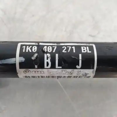 Автозапчастина б/у передня ліва трансмісія для volkswagen jetta (1k2) 1.9 tdi посилання на oem iam 1k0407271bl  