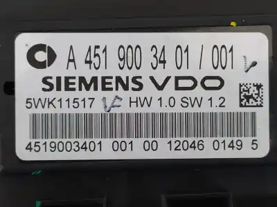 Second-hand car spare part electronic module for smart cabrio fortwo cabrio mhd (52kw) (451.480) oem iam references a4519003401  