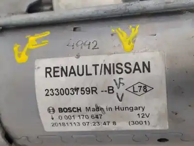 Автозапчастина б/у двигун запускається для dacia dokker stepway essential посилання на oem iam 233003759r  0001170647