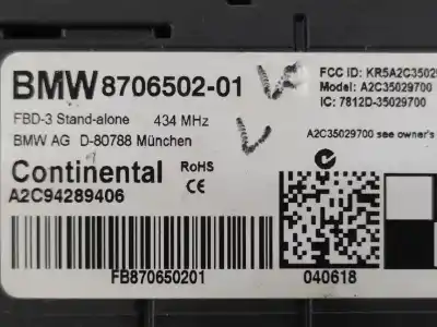 Second-hand car spare part electronic module for mini mini countryman (f60) cooper se all4 oem iam references 8706502  a2c94289406