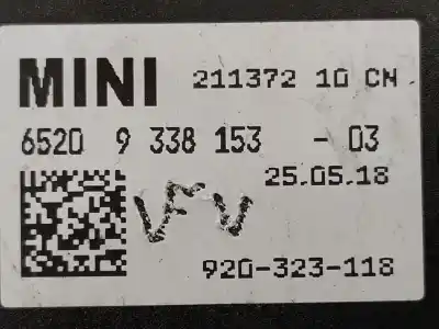 Second-hand car spare part electronic module for mini mini countryman (f60) cooper se all4 oem iam references 65209338153  21137210