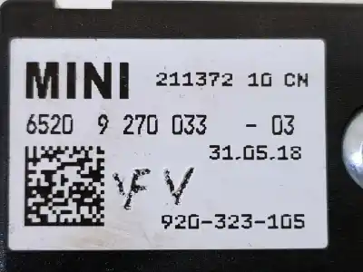 Second-hand car spare part electronic module for mini mini countryman (f60) cooper se all4 oem iam references 65209270033  21137210