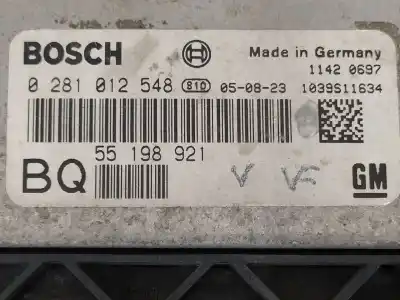 Автозапчасти б/у блок управления двигателем за opel astra gtc sport ссылки oem iam 55198921  0281012548