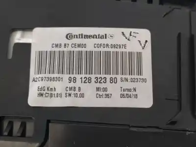 Second-hand car spare part dashboard for citroen c4 lim. business oem iam references 9812832380  a2c97398301