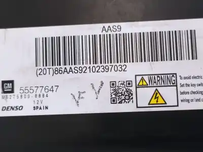 Автозапчастина б/у ебу контролер двигуна для opel astra j lim. selective посилання на oem iam 55577647  2758008884