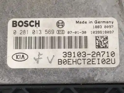 Second-hand car spare part ecu engine control for kia cee´d active oem iam references 391032a710  0281013569