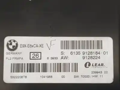 Peça sobressalente para automóvel em segunda mão centralina de luzes por bmw serie 3 berlina (e90) 320d referências oem iam 61359128184 5322208t6 239943