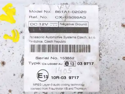 Peça sobressalente para automóvel em segunda mão módulo eletrônico por toyota verso active referências oem iam 861a102020  cxus099ag