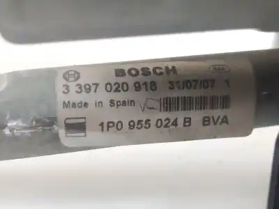 Second-hand car spare part front windshield wiper motor for seat leon (1p1) reference oem iam references 1p0955024b 3397020918 1p0955120a