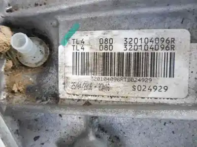 Second-hand car spare part gearbox for renault captur zen oem iam references tl4080 320104096r s024929