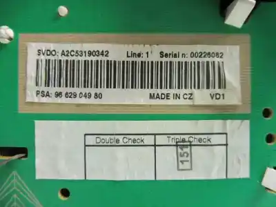 Автозапчастина б/у панель інструментів для peugeot 207 sw confort посилання на oem iam 9662904980  a2c53065549