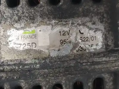 Pièce détachée automobile d'occasion alternateur pour citroen saxo 1.5 d furio références oem iam 9620332580  2541725d