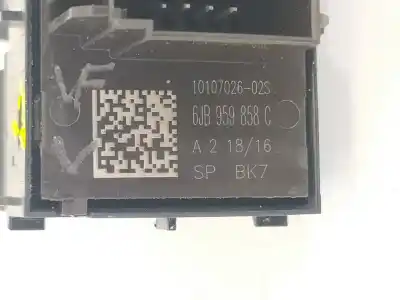 Автозапчастина б/у передні вікний вмикач для seat toledo (kg3) 1.2 tsi посилання на oem iam 6jb959858c  