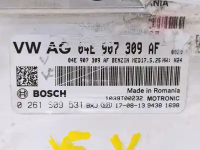 Автозапчасти б/у блок управления двигателем за seat toledo (kg3) 1.2 tsi ссылки oem iam 04e907309af  0261s09531