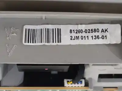 Автозапчастина б/у внутрішне світло для toyota auris (_e18_) 1.8 hybrid (zwe186_) посилання на oem iam 8126002580ak  