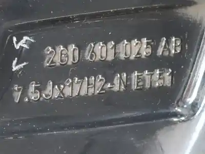 Pièce détachée automobile d'occasion jante pour volkswagen polo gti références oem iam 2g0601025ab  