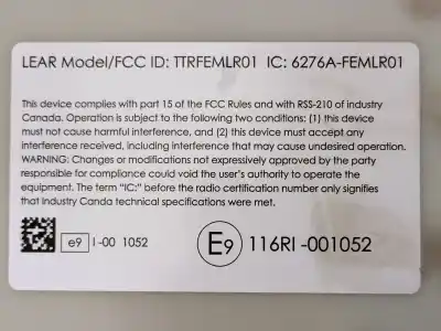 Автозапчастина б/у реле/запоперівник для bmw serie 3 lim. (f30) 320d посилання на oem iam 6135931568201 524506f07 931568201