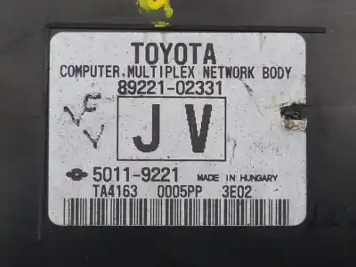 Second-hand car spare part fuse box unit for toyota auris active oem iam references 63583366 8922102331 8273012x70a