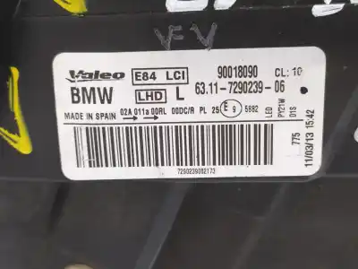 Tweedehands auto-onderdeel linker koplamp voor bmw x1 (e84) sdrive 18d oem iam-referenties 63117290239 7318327 90018090