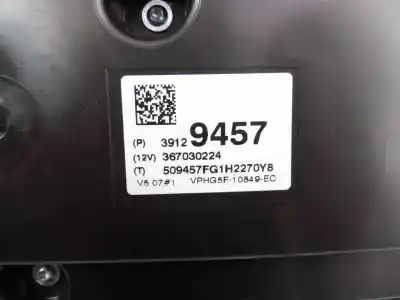 Second-hand car spare part dashboard for opel corsa e selective oem iam references 39129457  367030224