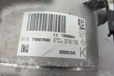 İkinci el araba yedek parçası klima kompresörü için dacia sandero stepway oem iam referansları 926005154r t99006aa 7104078960