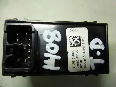 Second-hand car spare part rear right power window switch for kia cee´d drive oem iam references 93580a2100  4c25101000