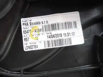 Second-hand car spare part rear left window regulator for kia cee´d drive oem iam references 83470a2341  83450a2010