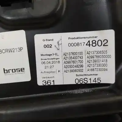 Автозапчастина б/у регулятор склона задній лівий для mercedes-benz clase e lim. (w213) e 220 d (213.004) посилання на oem iam a2137600100 a2135400743 a2137306505