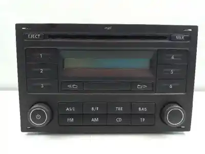 Peça sobressalente para automóvel em segunda mão sistema de áudio / rádio cd por volkswagen polo (9n3) united referências oem iam 6q0035152e
