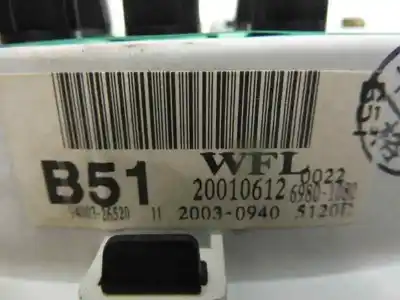 Tweedehands auto-onderdeel instrumentenpaneel voor hyundai santa fe (sm) 2.0 gls crdi 4x4 oem iam-referenties 9400326520 20030940 69801080
