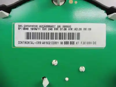 Автозапчастина б/у панель інструментів для citroen c3 business посилання на oem iam 96668806xt  