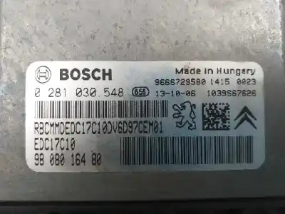 Second-hand car spare part ecu engine control for peugeot 308 access oem iam references 9808016480  0281030548