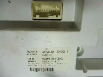 Peça sobressalente para automóvel em segunda mão quadrante por peugeot 308 access referências oem iam 9807588280  