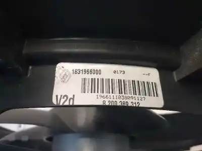 Автозапчастина б/у електро вентилятор для renault twingo authentique посилання на oem iam 822369312  