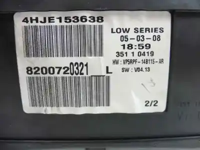 Автозапчасти б/у приборная доска за renault megane ii familiar authentique ссылки oem iam 8200720321  4hje153638