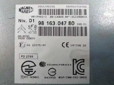 Автозапчастина б/у gps навігаційна система для citroen c4 picasso feel посилання на oem iam 9816304780  