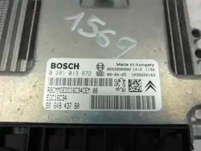 Second-hand car spare part ecu engine control for citroen c5 berlina premier oem iam references 9664843780 9653958980 0281013872