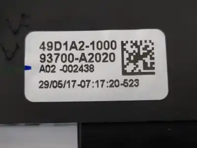 Pezzo di ricambio per auto di seconda mano comando multifunzione per kia cee´d concept riferimenti oem iam 93700a2020  49d1a21000
