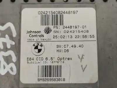 Second-hand car spare part gps navigation system for bmw x1 (e84) sdrive 18d oem iam references 9289583 2448197 9289583018