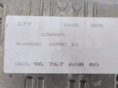 Second-hand car spare part ecu engine control for citroen c4 lim. business oem iam references 9676760880  9666681180