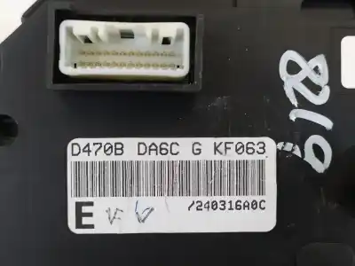 Автозапчастина б/у панель інструментів для mazda 2 lim. () black tech edition посилання на oem iam d09m55430 d470b da6cgkf063