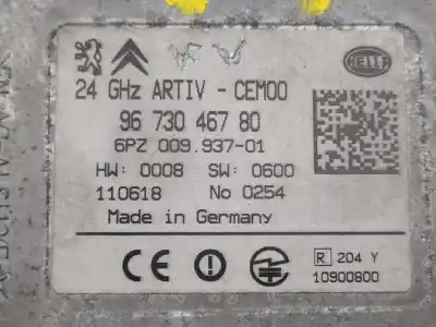 Автозапчастина б/у електронний модуль для peugeot 3008 (05.2009->) 2.0 active [2.0 ltr. - 110 kw 16v hdi fap cat (rhe / dw10cted4)] посилання на oem iam 9673046780  