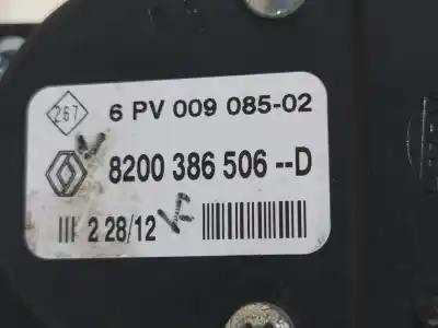 Автозапчастина б/у педальний потенціометр для dacia duster ambiance 4x2 посилання на oem iam 8200386506d  
