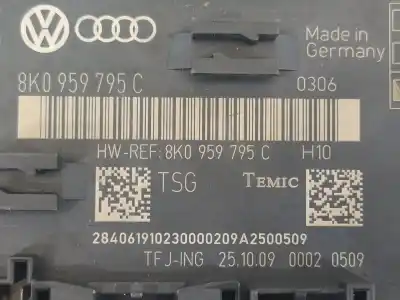 Автозапчастина б/у модуль комфорт для audi a4 avant (8k5) (2008) básico quattro посилання на oem iam 8k0959795c  